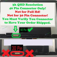 New Replacement 13.3" QHD (2560x1440) LCD Screen IPS LED Display + Touch Digitizer Assembly For HP Spectre X360 13-4193dx 13-4195dx