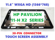 11.6" HD LCD Touch Screen Assembly Bezel 740194-001 Pavilion X2 11-H 11-H100