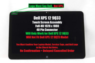 12.5" LP125WF1 SPA3 E3 Dell XPS 9Q33 LCD Screen LED WV501 FHD Touch screen