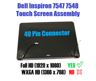 New Dell Inspiron 15 7547 7548 HD LCD Digitizer Touch Screen Complete Assembly