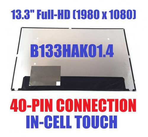 13.3" FHD IPS TOUCH LCD Screen laptop panel B133HAK01.4 eDP 40 Pin Tested Special
