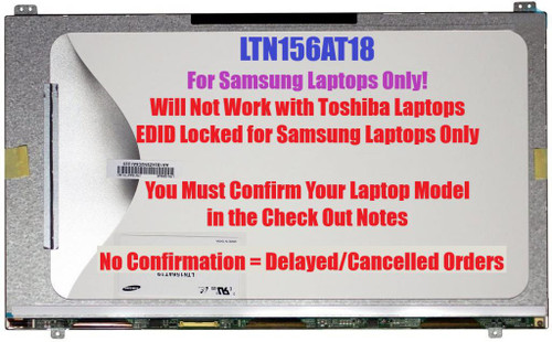 Laptop Lcd Screen For Samsung Ltn156at19-001 15.6 Wxga Hd Led