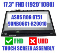 Asus G751JM-1A 17.3" LCD Touch Screen Assembly 90NB06G1-R20010