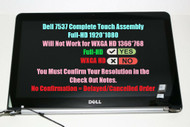 Dell Inspiron 15 (7537) 15.6" Touchscreen FHD LCD Display Complete Assembly
