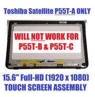 Toshiba Satellite P55t-A5118 15.6" LED LCD Touch Screen Assembly