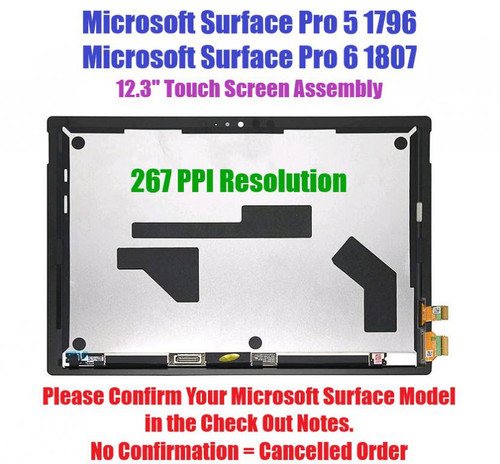 NEW Microsoft Surface Pro5 1796 LCD LED Touch Screen Assembly