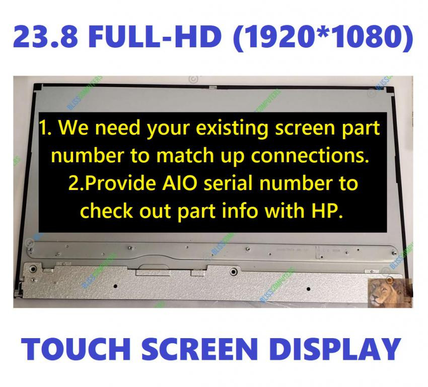 New Hp Pavilion L17303-272 23.8" REPLACEMENT LCD Touch Screen ONLY
