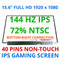 New LCD NV156FHM-N4K V3.0 144hz IPS Screen Matte FHD 1920x1080 Display 15.6"