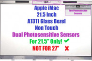 iMac A1311 21.5" 2011 MC309LL Digitizer Glass Panel Front Cover 810-3553