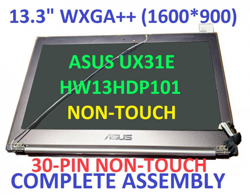 New 13.3" Hw13hdp101 Claa133ua02s Replacement Laptop Led Screen For Asus Ux31e