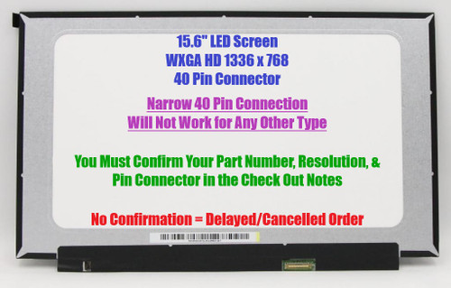 New Lenovo FRU SBB0Z91544 Touch LCD Screen LED 15.6" HD Display Narrow Edge