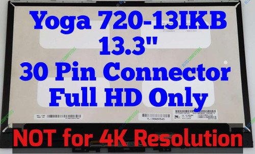 New Lenovo Thinkpad Yoga 720-13 FHD LCD Touch Screen Digitizer LP133WF4(SP)(B1)