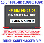 L64480-001 HP Envy X360 15M-DR1011DX 15M-DR1012DX 15.6" LCD Touch Screen Assembly