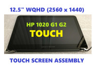LCD Screen Touch Digitizer assembly Frame for HP Folio 1020 g1 LQ125T1JW02 QHD