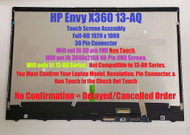 HP ENVY 13T-AQ100 13.3" FHD LCD Touch screen Assembly