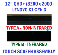Lenovo ThinkPad X1 Tablet 3rd Gen QHD+ Touch LCD Screen Bezel 01AW893 01AY274 5T50X54422