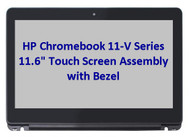 New HP Chromebook 11 G5 w/HP Bezel LCD Touch Screen Panel 901252-001 1334 Tested