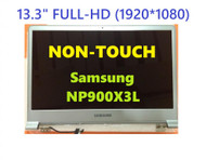 Genuine New 13.3'' (1920x 1080) LCD Screen LED Display Complete Assembly LSN133HL01-801 for Samsung ATIV Book 9 NP900X3L Silver