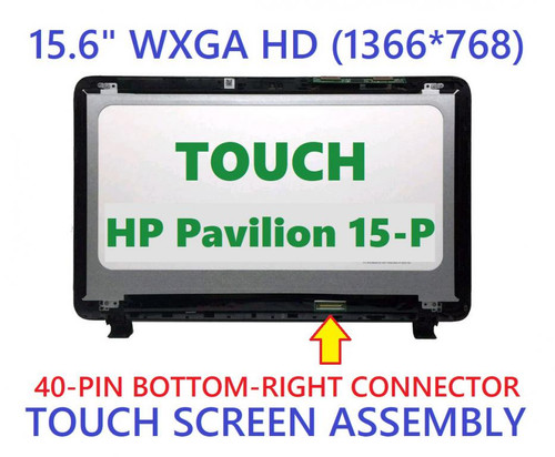 15.6" LCD Touch Screen Assembly HP Pavilion 15-P Laptop 15-P030NR