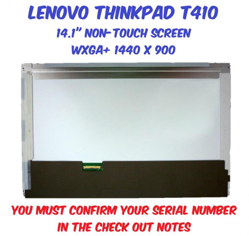 Lenovo Thinkpad T410 B141pw04 V.0 40 Pin REPLACEMENT LAPTOP LCD Screen  14.1" WXGA+ LED DIODE