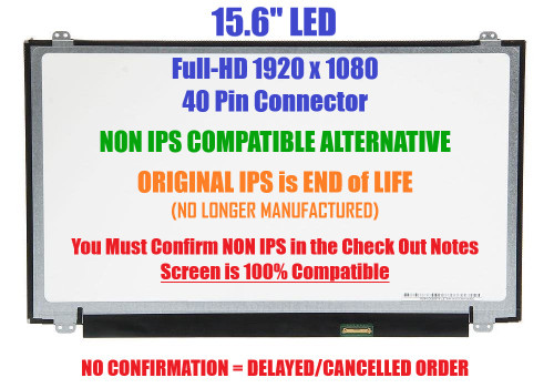 Lenovo 04x0439 Replacement LAPTOP LCD Screen 15.6" Full-HD LED DIODE