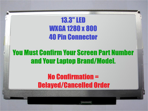 Averatec Ex301 Replacement LAPTOP LCD Screen 13.3" WXGA LED DIODE