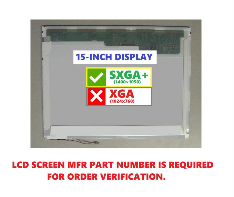 Compaq Presario 2700 Replacement LAPTOP LCD Screen 15" SXGA+ CCFL SINGLE