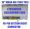 Hannstar Hsd160phw1 Rev.0 Replacement LAPTOP LCD Screen 16" WXGA HD LED DIODE