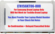 LTN156KT06-B01 15.6" WXGA++ HD+ SLIM LED LCD replacement matte