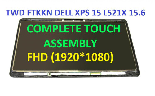 New Dell XPS 15 L521X 15.6" Full HD Screen Complete Assembly HW15FHD101-03 FTKKN