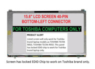 Toshiba TECRA R950-ST2N01 15.6' WXGA HD LED LCD slim screen left connector.