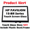 Hp Pavilion 15-br075nr REPLACEMENT Touch Glass LCD Screen 15.6"