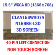 New N156B6-L3D Rev.C1 15.6" WXGA 3D Laptop LED LCD screen Glossy