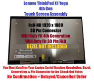 14.0" New Lenovo Thinkpad X1 Yoga 4th Gen Fru 5m10v25030 20sa 20sb Touch Screen