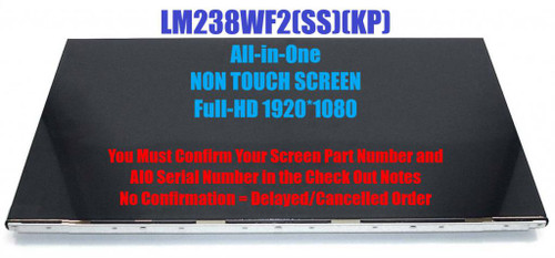 Lenovo DISPLAY LGD Iron grey LM238WF2-SSKP FRU/PN: 01AG980