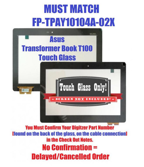 New Asus Transformer Book T100TA DK002H Touch Screen Digitizer Glass