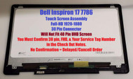 7WK01 Dell 17.3" FHD Touch Screen Assembly I7786-7199SLV-PUS Inspiron 7786