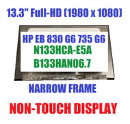 250nit 13.3" IPS FHD laptop LCD screen f HP EliteBook 830 G7 Notebook non-toucH