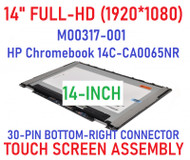 HP CHROMEBOOK X360 14C-CA0010CA M00317-001 14.0" Touch Screen Assembly