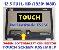 Dell Latitude E5250 12.5" Touch Screen Assembly Fhd H986y