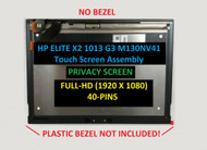 L07626-np1 Hp Elite X2 1013 G3 M130nv41 R0 Fhd LCD Screen Touch Digitizer Bezel