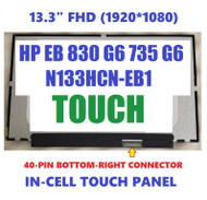13.3" FHD LCD Screen On-Cell Touch Digitizer NV133FHM-T01 V8.0 para Lenovo SD10W87101 FRU SD10W87108