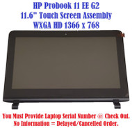 HP ProBook EE G2 LCD Touch Screen Assembly 11.6" HD