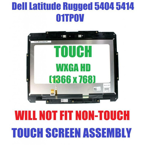 7R4H1 Dell Latitude 5404 5414 Rugged Genuine HD Touch Screen Assembly
