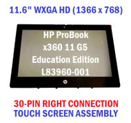 New HP L83963-001 LCD LED Touch Screen 11.6" HD Touch Display