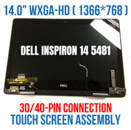 391-BDUP 14" HD 1366X768 Led Backlit Touch Display WW1P2 Dell 5481 30 Pin