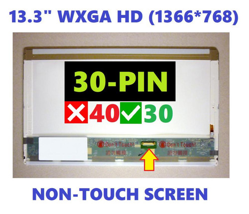 Samsung Ltn133at17-104 Replacement LAPTOP LCD Screen 13.3" WXGA HD LED DIODE