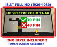 HP SPECTRE FOLIO 13-AK0061MS L38697-001 13.3" Touch Screen Assembly No Bezel