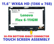 Lenovo Yoga 330-11 Flex 6-11 LCD LED Touch Screen Digitizer Assembly 5D10Q73677