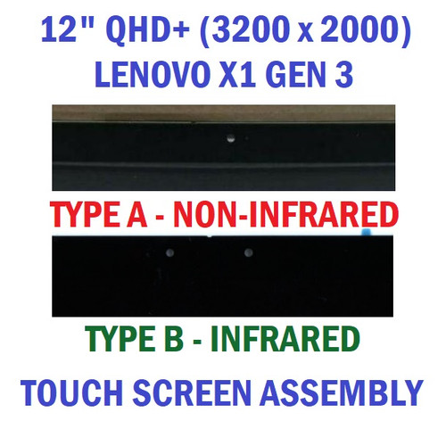 Genuine Lenovo 01AW893 Touch Panel 13.0" QHD LGD/LBO FPR